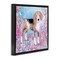Stupell Industries Hound Dog Soft & Whimsical Floating Frame, design by Clare Tupper